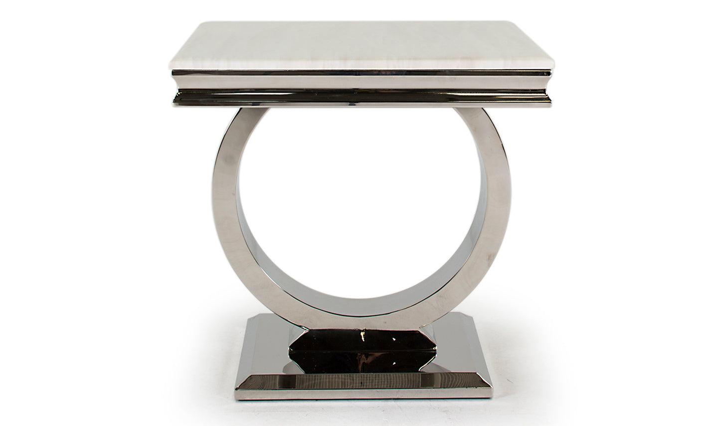 Arianna Grey Lamp Table by Vida