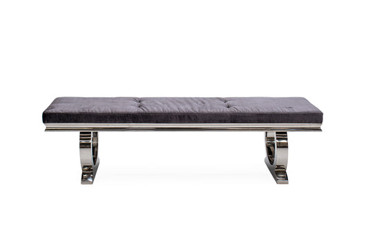 Arianna 1800mm Bench in Pewter by Vida Living