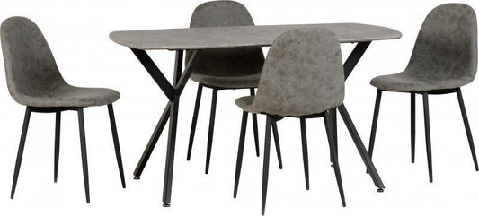 Athens Dining Table & 4 Chairs by Wholesale Beds & Furniture