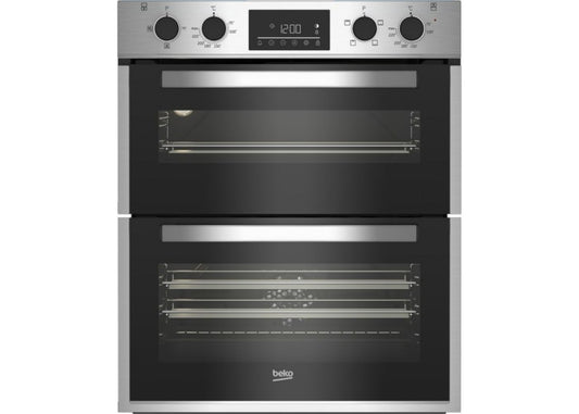 Beko BBTF26300X Stainless Steel Built Under Double Fan Oven