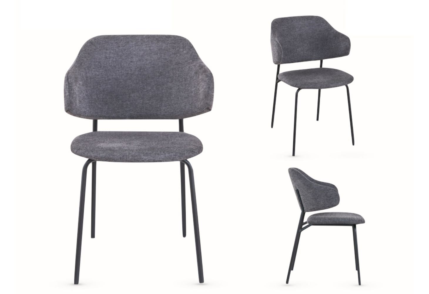 Dark Grey Blake Dining Chair