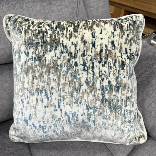 Blue Abstract Cushion