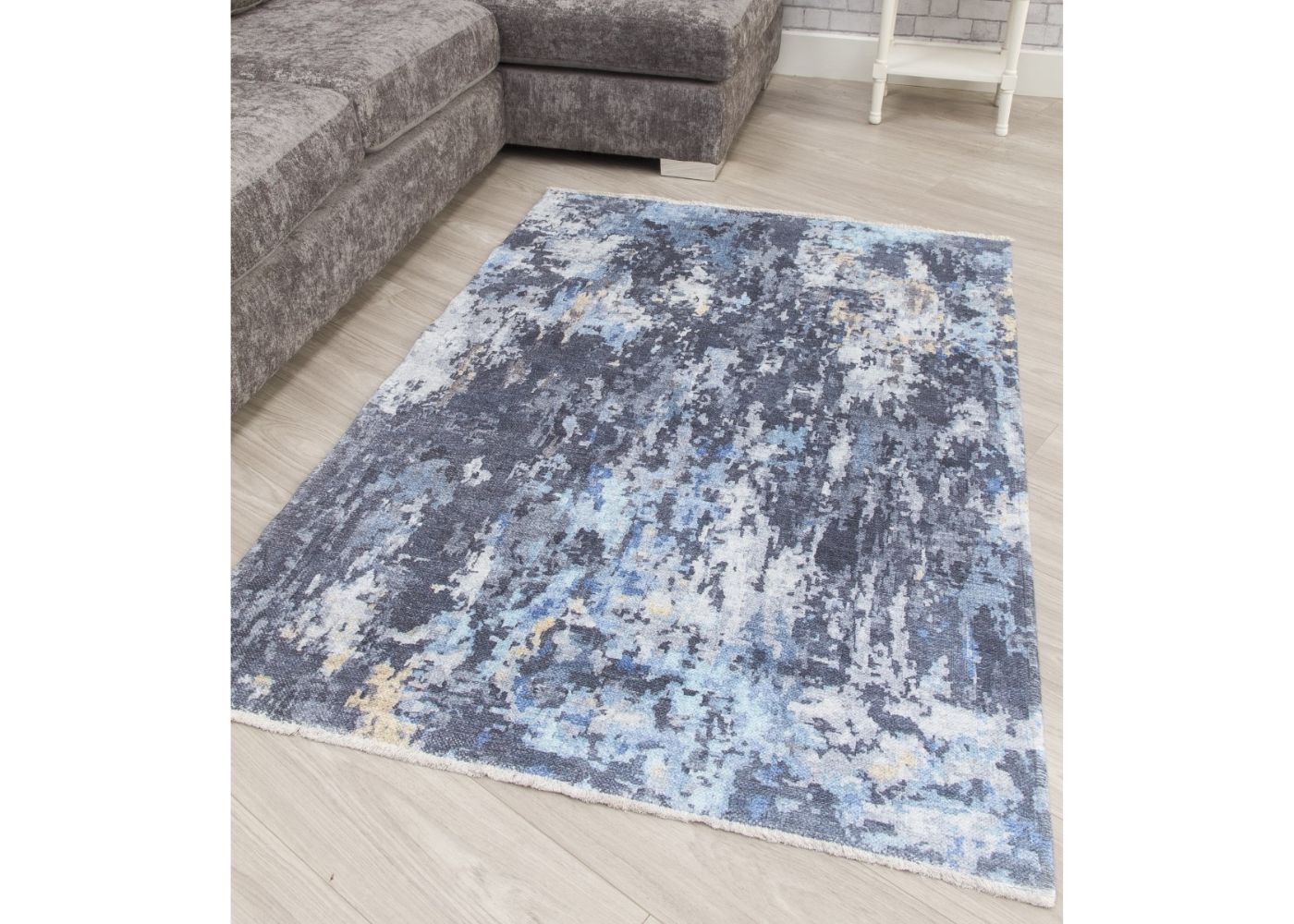 Modena Blue Serena Rug Range by Home Trends Room Image