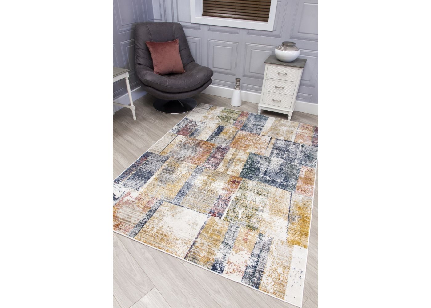 Boho Mosaic 120cm x 170cm Rug by Home Trends Room