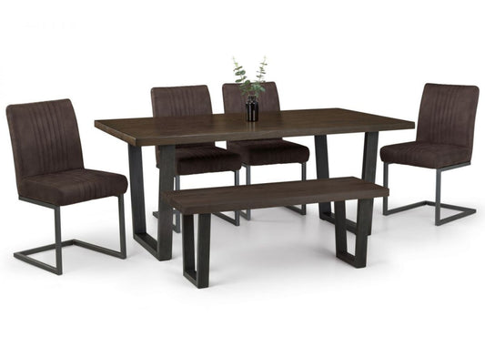 Brooklyn Dark Oak Dining Range by Julian Bowen