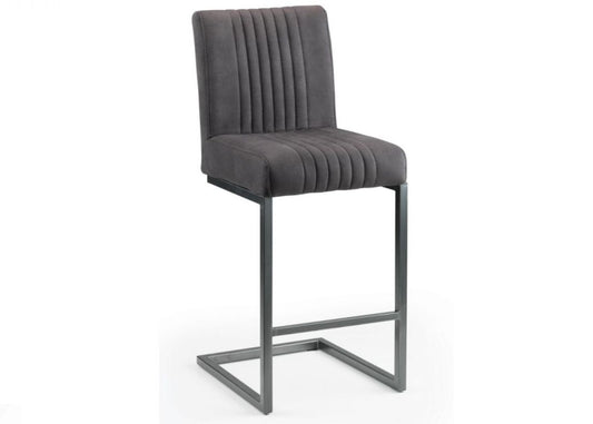 Brooklyn Charcoal Grey Bar Stool by Julian Bowen