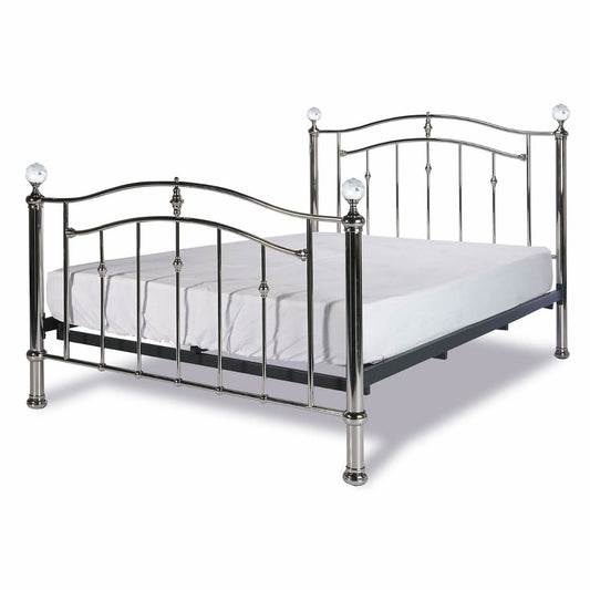 Callisto Chrome and Crystal Bedstead Range by Limelight - High Quality Bedstead