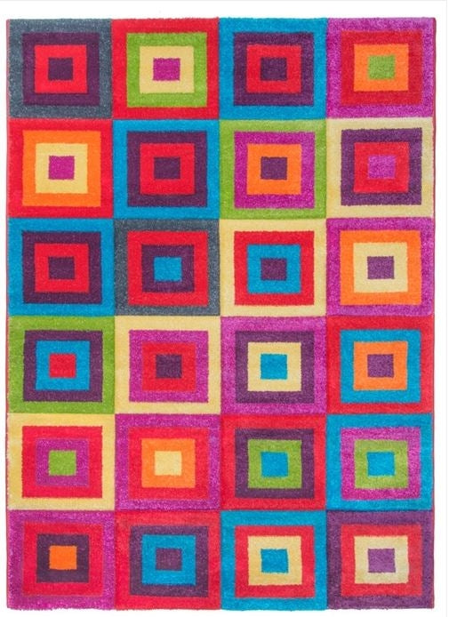 Candy Squares Rug Range by Home Trends