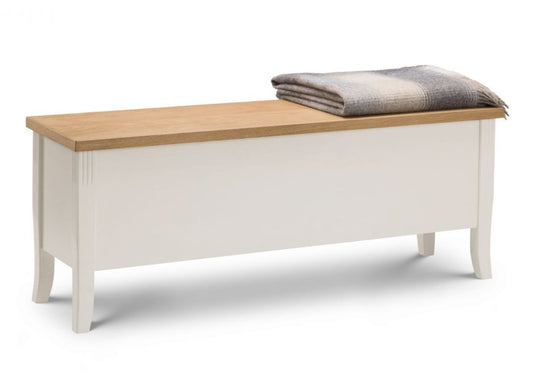 Davenport Ivory Storage Bench by Julian Bowen