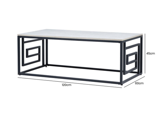 Devon Black and Grey Coffee Table by CIMC Dimensions