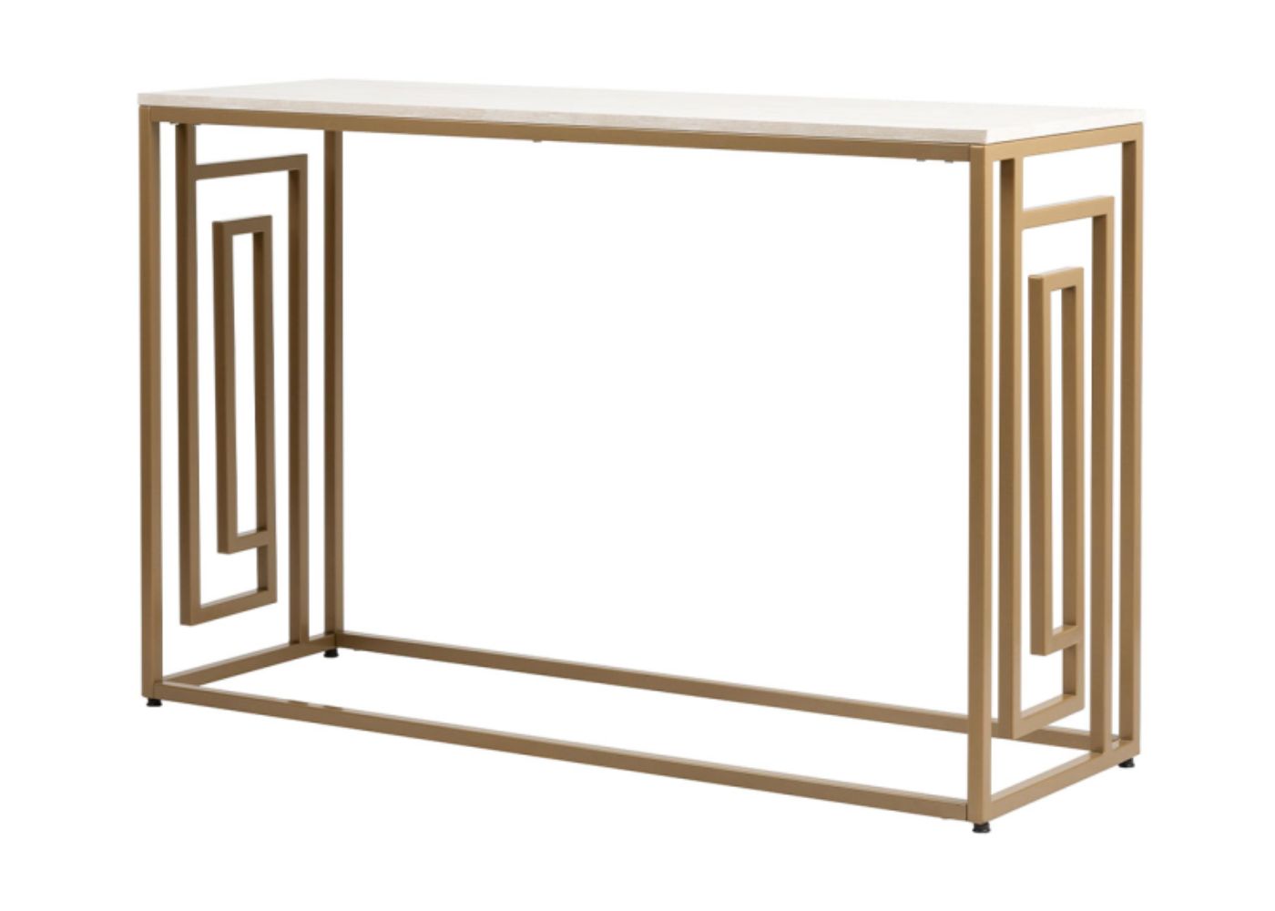 Devon Cream and Gold Console Table by CIMC