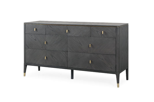 Diletta 7-Drawer Dressing Chest in Ebony by Vida Living