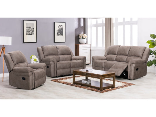 Gloucester Reclining 2 Seater Sofa in Taupe by Annaghmore