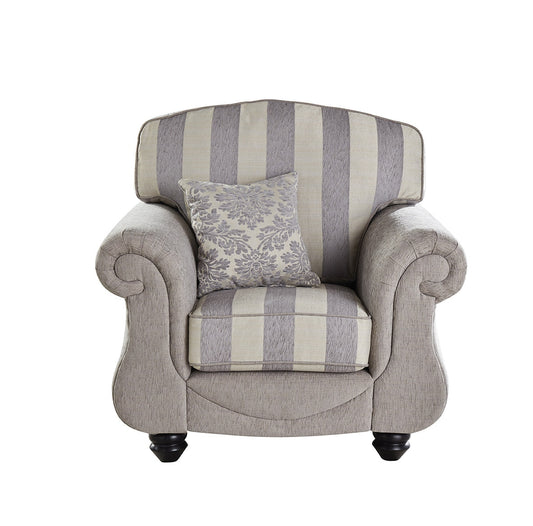 Granada Cadiz Silver Armchair by Red Rose