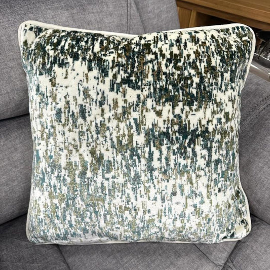 Green Abstract Cushion