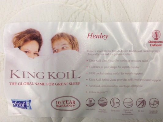 King Koil Oxford Mattress Range Features