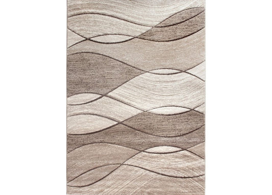 Impulse Waves Beige Rug Range by Floor Trends