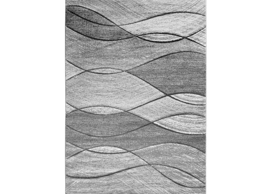 Impulse Waves Grey Rug Range by Floor Trends