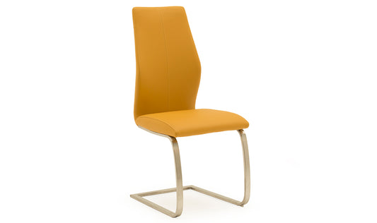 Pair of Irma Pumpkin Dining Chairs by Vida Living