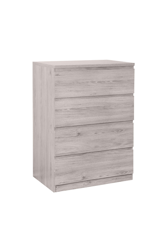 Jupiter Grey Oak 4 Drawer Chest by Julian Bowen