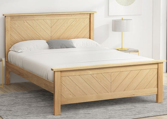 Kenji Oak Bedframe Range by Limelight Room Angle