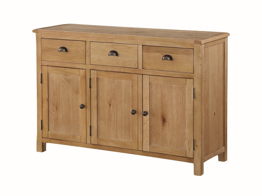 Kilmore Oak 3 Door Sideboard by Annaghmore