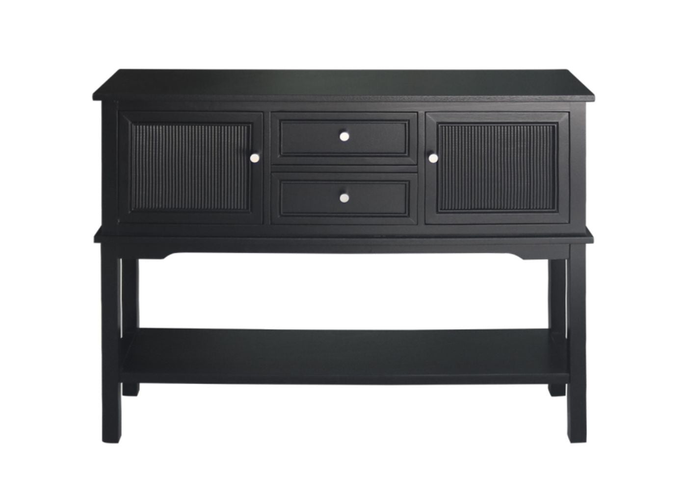 Lindon Black 2-Door 2-Drawer Sideboard by CIMC 