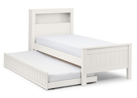 Maine Bookcase Bedframe with Underbed Range by Julian Bowen