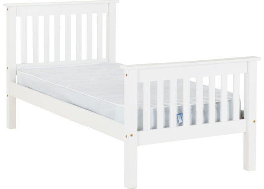 White Monaco High End Bedframe by Wholesale - Premium Range