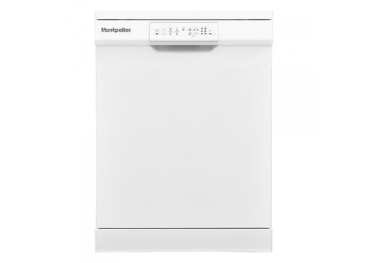 Montpellier MDW1354W 60cm Freestanding Dishwasher - White