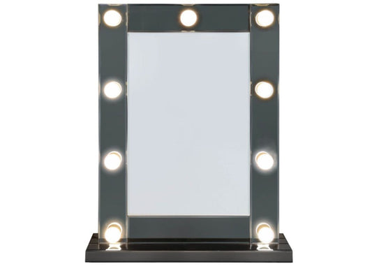 Smoked Broadway 9-Light Vanity Mirror by CIMC Front