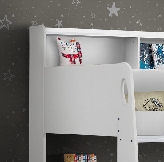 Orion White Bunk Bed by Julian Bowen Side