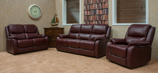 Parker Leather Sofa Range by SofaHouse