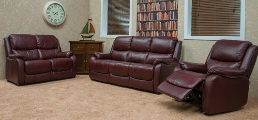 Parker Leather Sofa Range by SofaHouse