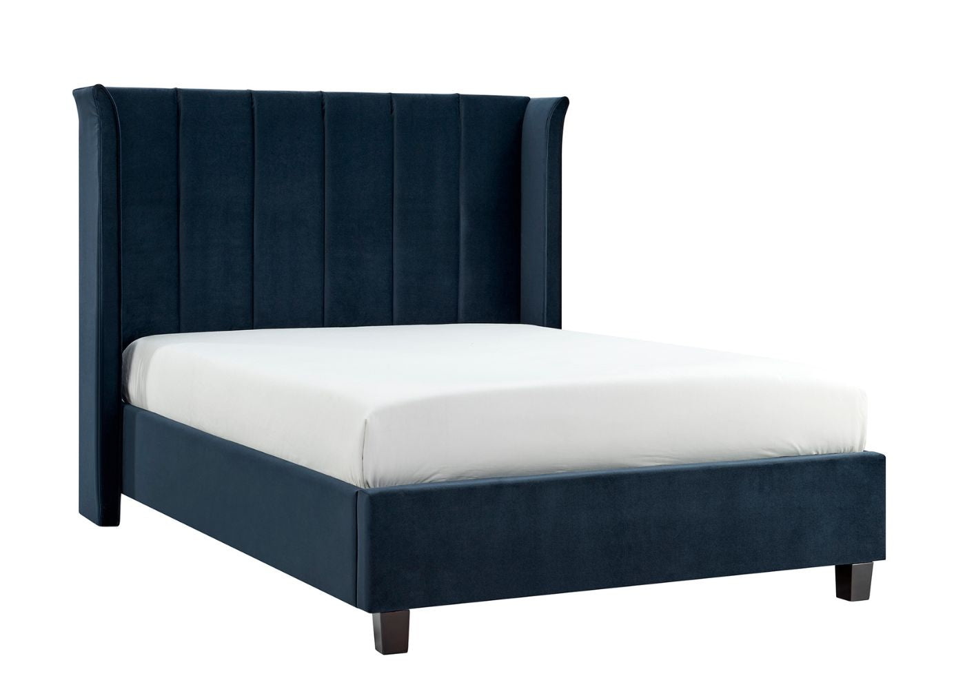 Polaris Navy Blue Bedframe Range by Limelight