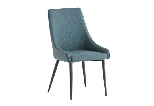 Rimella Teal/Grey Fabric Dining Chair