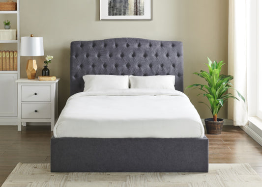 Rosa Storage Bedframe in Dark Grey Range by Limelight