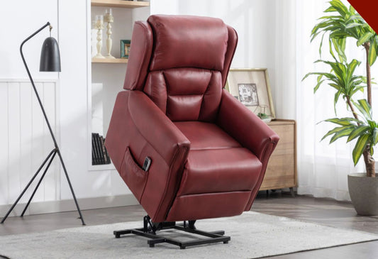 Sandringham Lift & Tilt Recliner in Burgundy