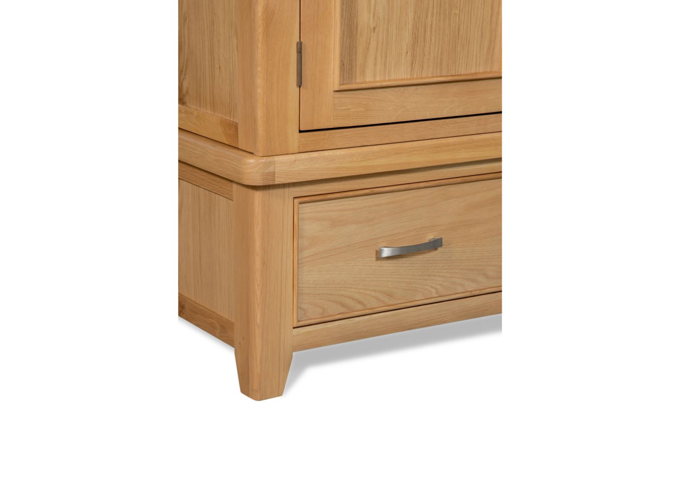 Sligo Oak 2-Door Wardrobe by Honey B Bottom