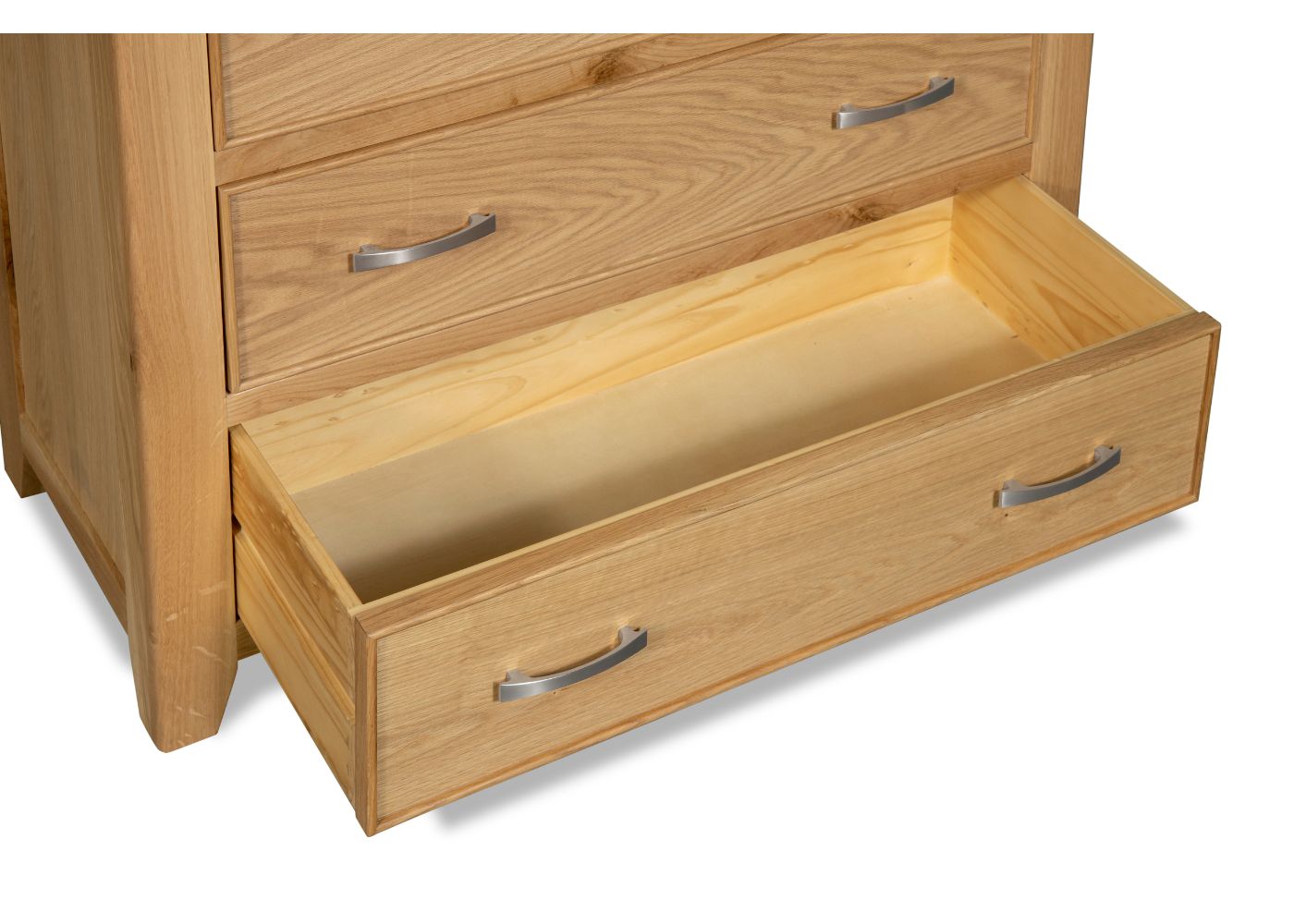 Sligo Oak 2-Over-3 Drawer Chest by Honey B Bottom Drawer