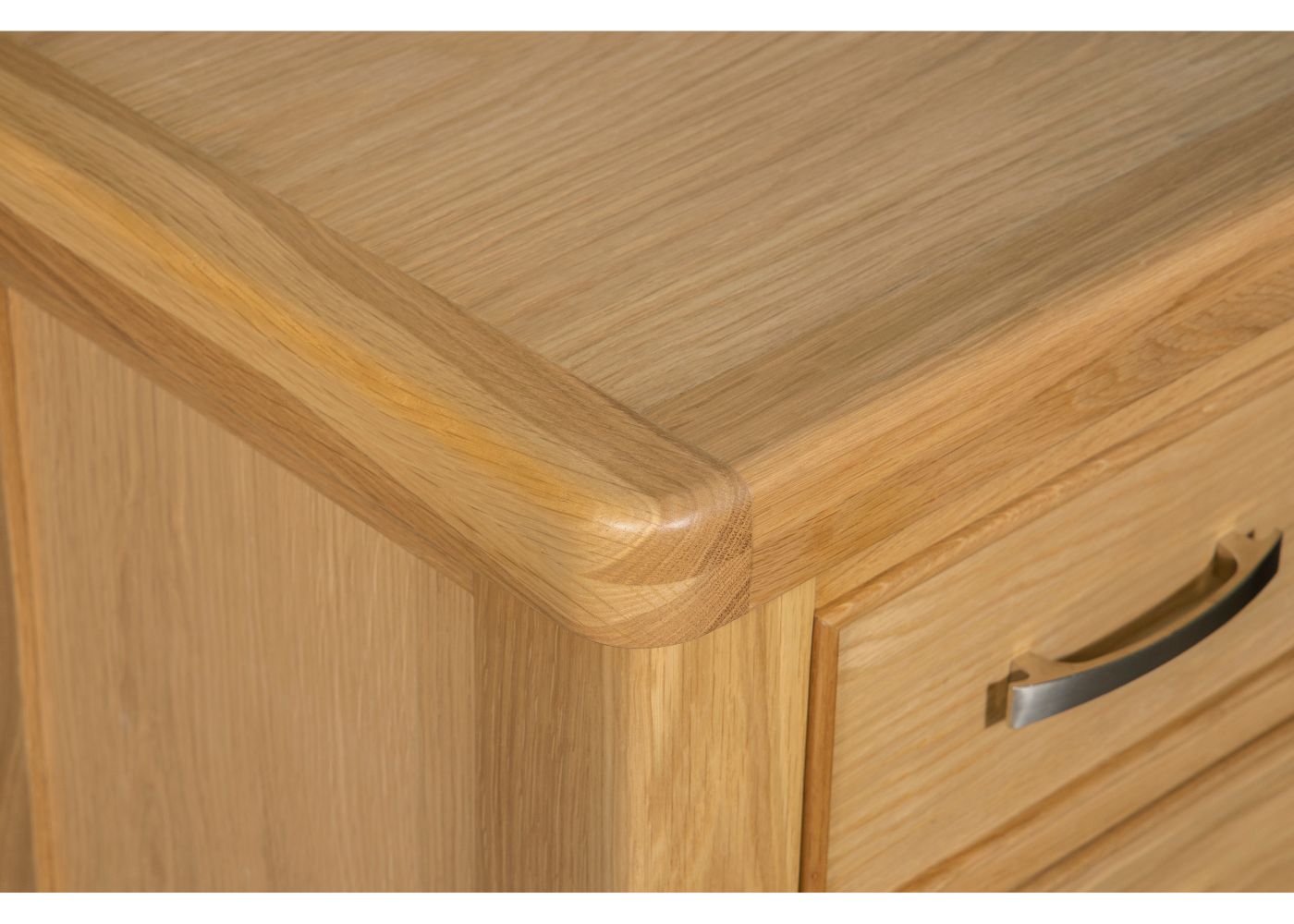 Sligo Oak Bedside Table by Honey B Top