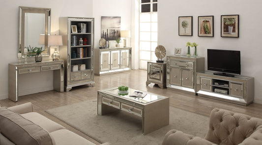 Sofia Mirrored Bookcase by Derrys