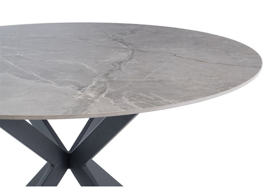 Ashgrove Furnishings Taranto Grey Round Dining Table from Taranto Collection