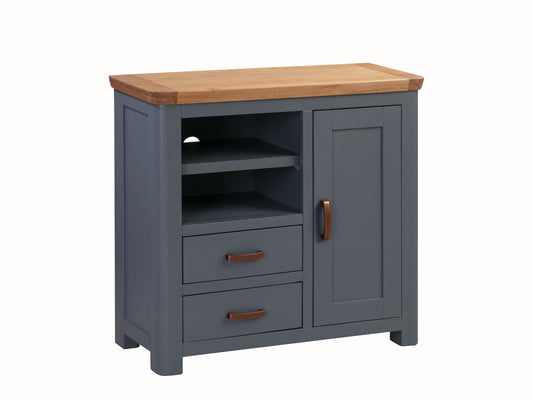 Treviso Media Unit Sideboard in Midnight Blue by Annaghmore