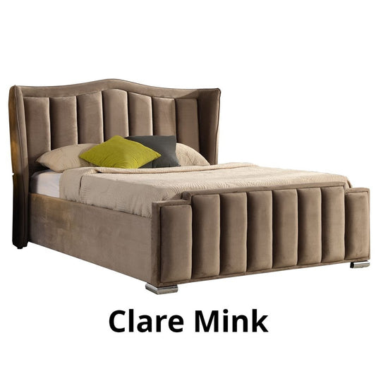 Clare Mink 5ft Double Gas-Lift Bedframe by GIE