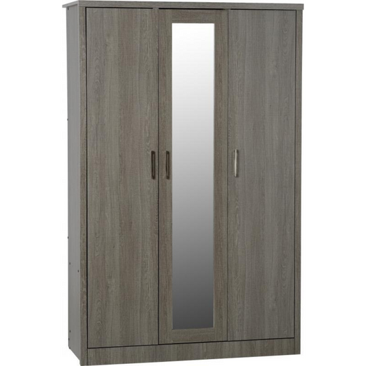 Lisbon 3 Door Wardrobe by Wholesale Beds & Furniture