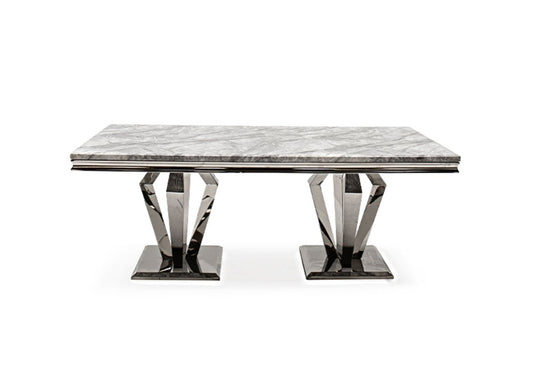 Arturo Grey Rectangular Dining Table Range by Vida Living