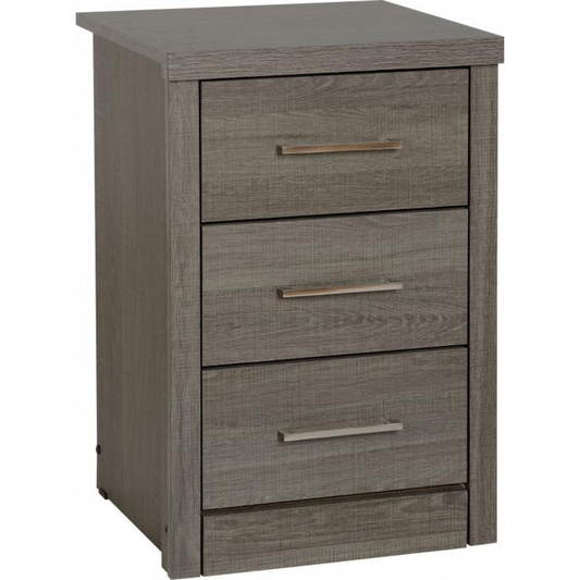 Lisbon 3 Drawer Bedside Chest by Wholesale Beds & Furniture