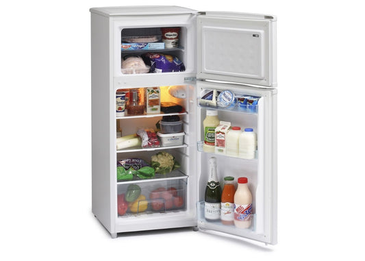 IceKing FF115W.E White 48cm Wide Top-Mount Fridge Freezer