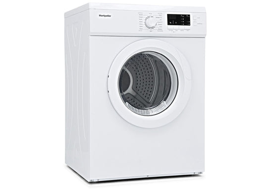 Montpellier MVSD7W Freestanding 7kg Vented Sensor Tumble Dryer